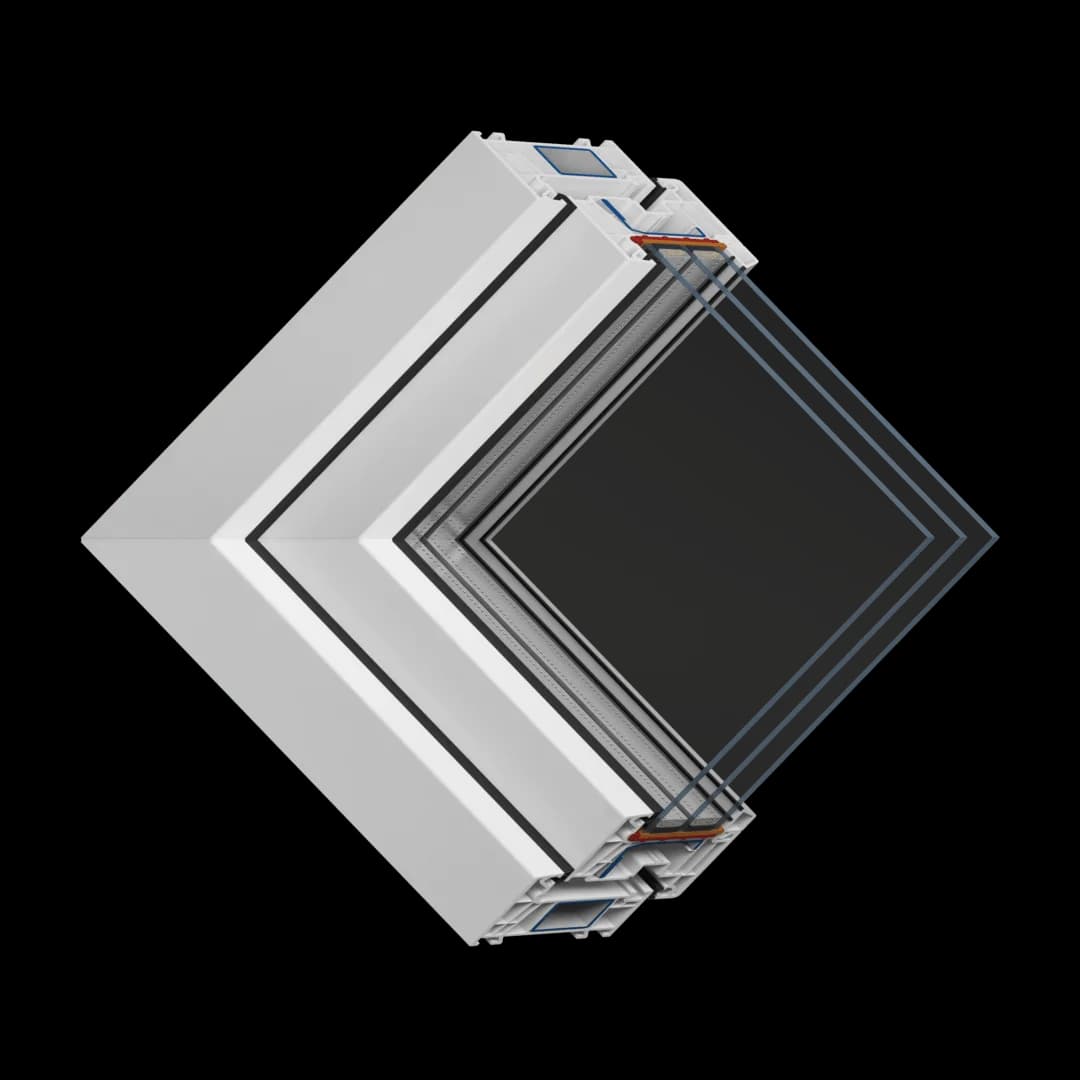 PROTEC pvc window system supplied by ViknoPlus